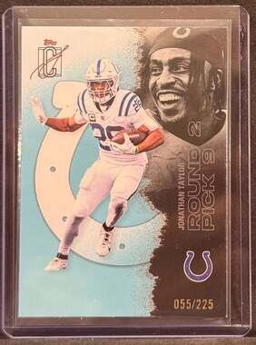 Jonathan Taylor 2025 Topps Signature Class Indianapolis Colts Serial #055/225